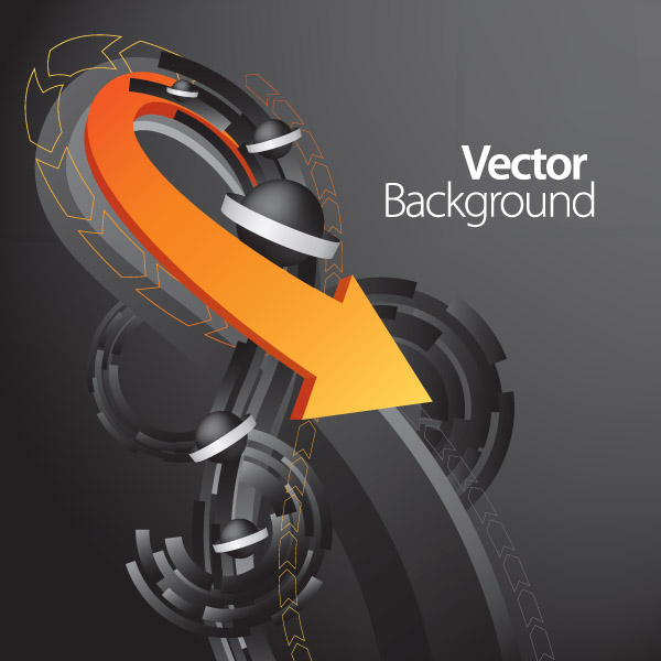 free vector Vector dynamic background 5 arrow